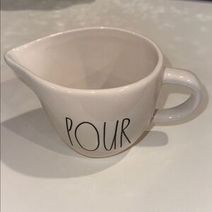 Rae Dunn Cream Pourer - White